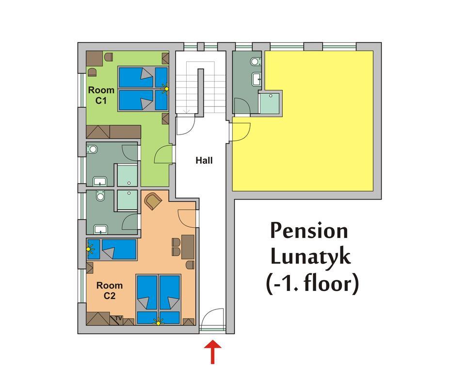 Pension Lunatyk Liptovský Mikuláš Esterno foto